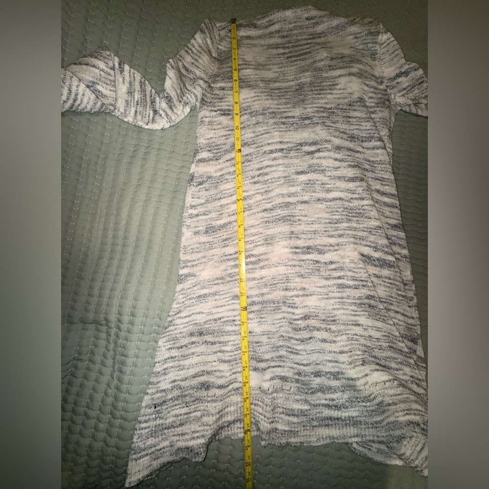 Michael Stars Elegant Striped Cardigan - Picture 3 of 10